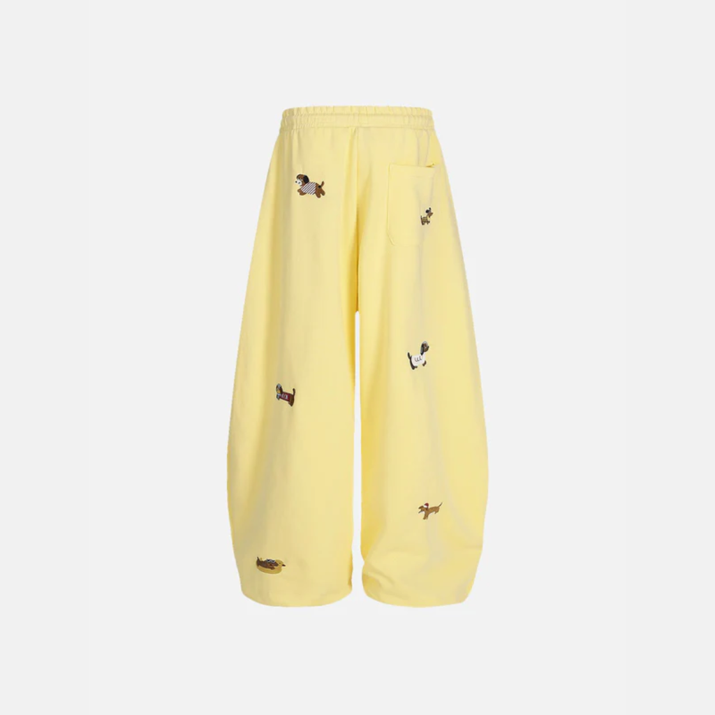 XAXA | Pup Barrel - Pantalon bordado de perro