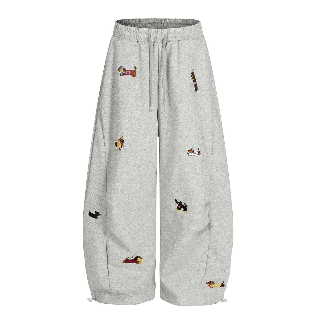 XAXA 001 | Pup Barrel - Pantalon bordado cachorro