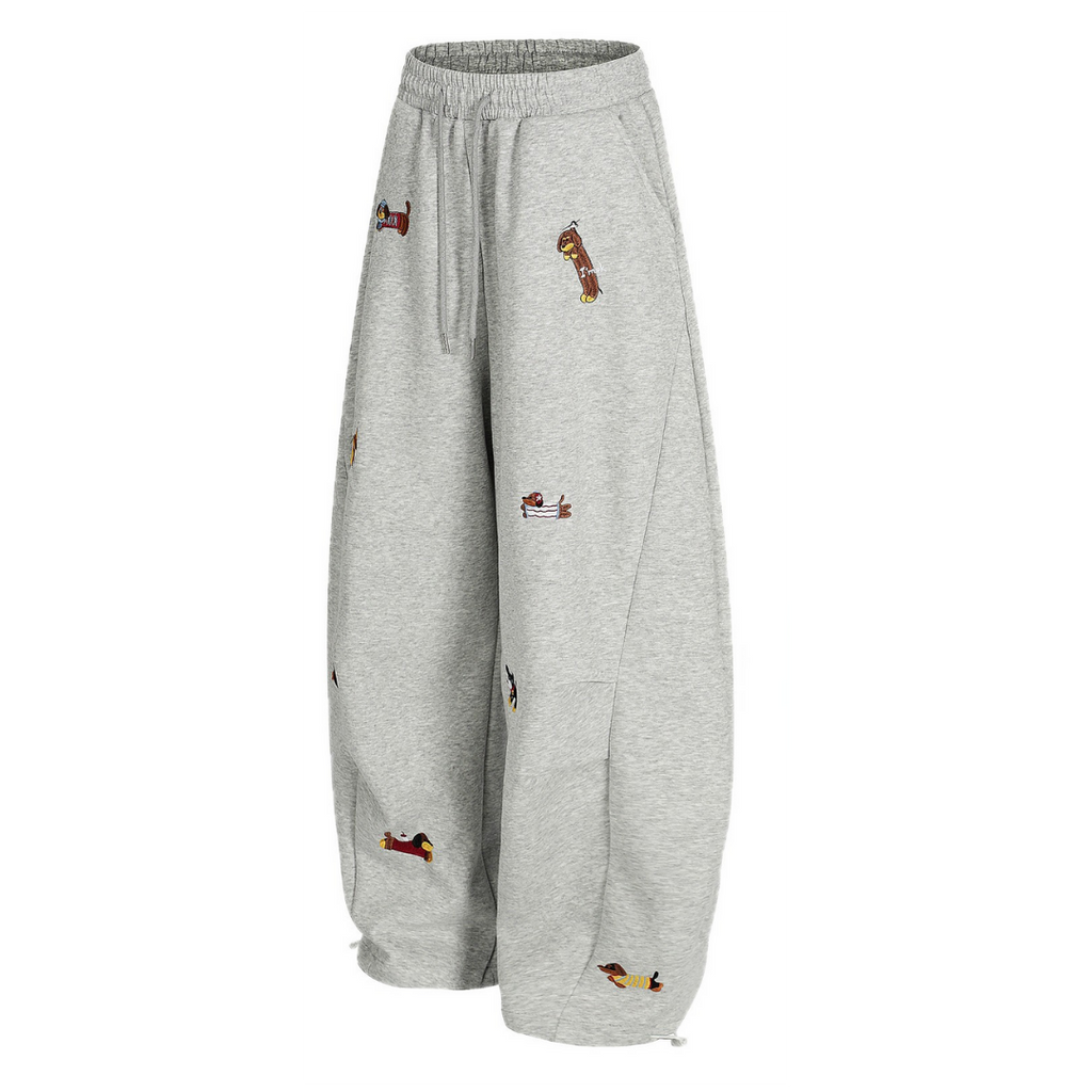 XAXA 001 | Pup Barrel - Pantalon bordado cachorro