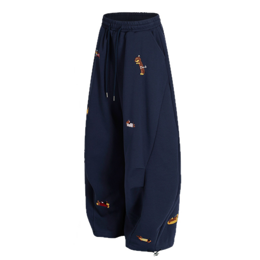 XAXA 001 | Pup Barrel - Pantalon bordado cachorro