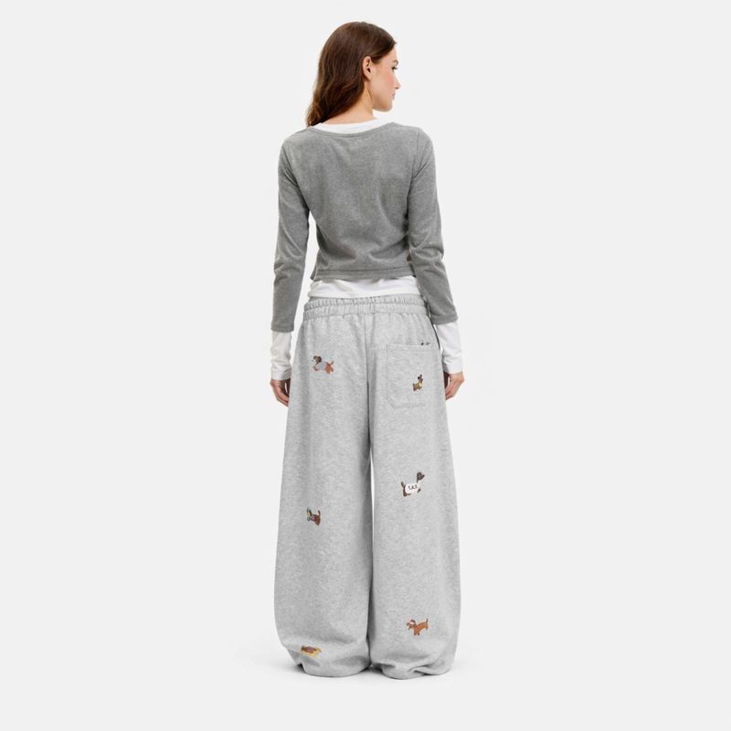 XAXA 001 | Pup Barrel - Pantalon bordado cachorro